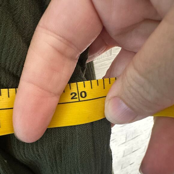 Torrid women’s skater dress cold shoulder gauze hunter Green fall goth plus Size - Picture 11 of 14